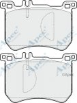 PAD1938 - Apec Brake Pad Set Front 3Y36K Warranty