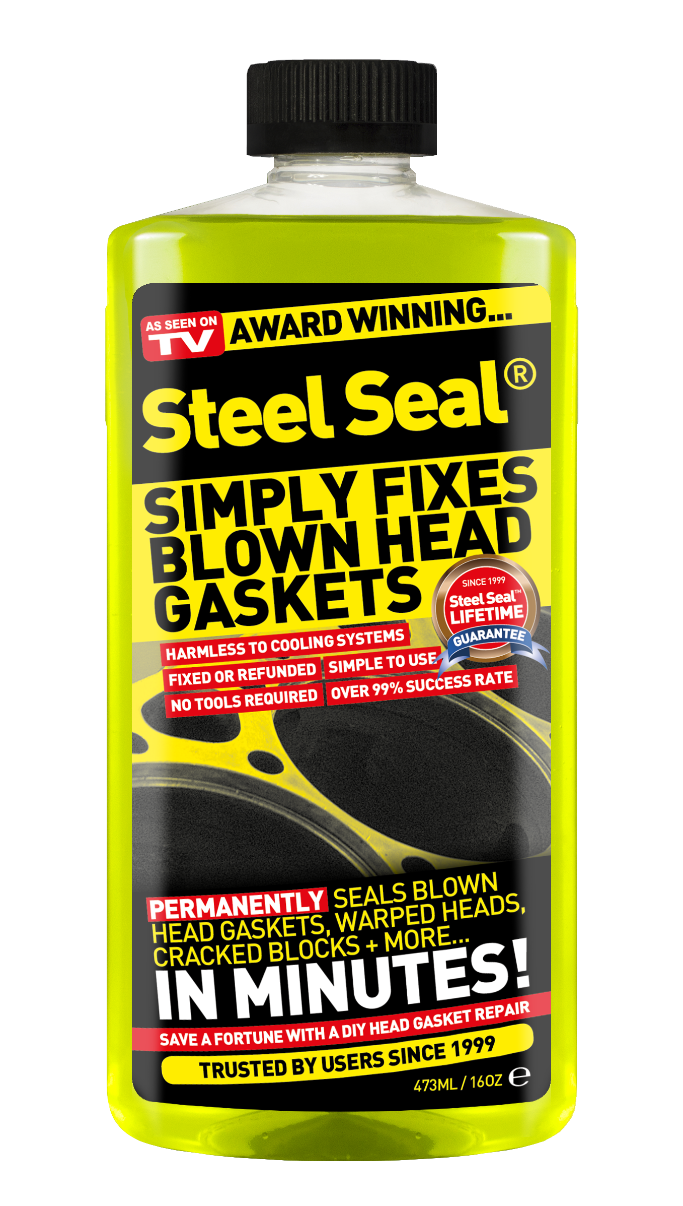 Steel Seal Head Gasket Repair Simple Solution Permanent Fix Guaranteed 500ml