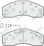 PAD1885 - Apec Brake Pad Set Front 3Y36K Warranty