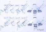 KIT1301 - Apec Pad Fitting Kit Front 3Y36K Warranty