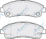 PAD2183 - Apec Brake Pad Set Rear 3Y36K Warranty