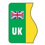 YMF Green UK Flag Number Plates