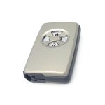 Autowave RAV Toyota 2 Button Remote Case Silver - AUTKC261