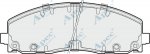 PAD1880 - Apec Brake Pad Set Front 3Y36K Warranty