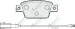 PAD1990 - Apec Brake Pad Set Rear 3Y36K Warranty