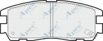 PAD798 - Apec Brake Pad Set Rear 3Y36K Warranty