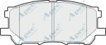PAD1338 - Apec Brake Pad Set Front 3Y36K Warranty