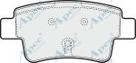 PAD1559 - Apec Brake Pad Set Rear 3Y36K Warranty