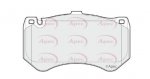 PAD1820 - Apec Brake Pad Set Front 3Y36K Warranty