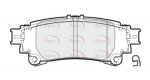 PAD2008 - Apec Brake Pad Set Rear 3Y36K Warranty