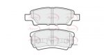 PAD1390 - Apec Brake Pad Set Rear 3Y36K Warranty