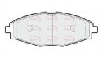 PAD1038 - Apec Brake Pad Set Front 3Y36K Warranty