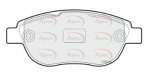 PAD1450 - Apec Brake Pad Set Front 3Y36K Warranty