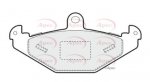 PAD1357 - Apec Brake Pad Set Rear 3Y36K Warranty