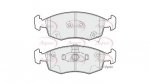PAD1871 - Apec Brake Pad Set Front 3Y36K Warranty