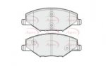 PAD1958 - Apec Brake Pad Set Front 3Y36K Warranty