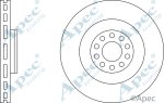 DSK2474 - Apec Brake Disc Single 3Y36K Warranty