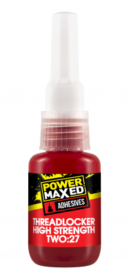 Power Maxed Threadlock High Strength Red 10ml