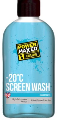 Power Maxed Screenwash (-20c Concentrate) 500ml, 1L, 5L & 20L