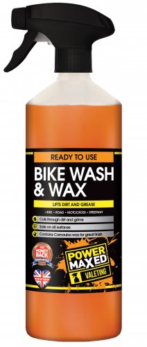 Power Maxed Bike Wash & Wax 1L