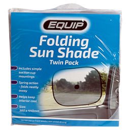 Equip Twin Pack Folding Sunshade