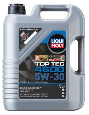 Liqui Moly Top Tec 4600 5W-30 - 1L, 5L, 20L & 205L