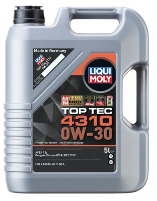 Liqui Moly Top Tec 4310 0W-30 - 1L, 5L, 20L & 205L