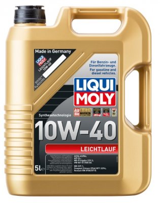 Liqui Moly Leichtlauf 10W-40 - 1L, 5L & 205L