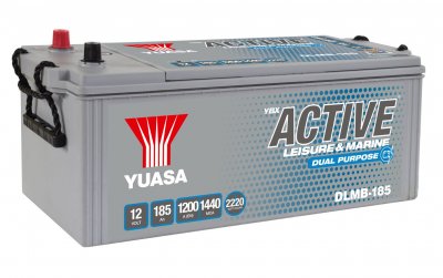 Yuasa DLMB-185 Dual Leisure & Marine Battery