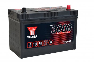 YBX3669 Yuasa Super HD SMF Battery 3Y36K Warranty