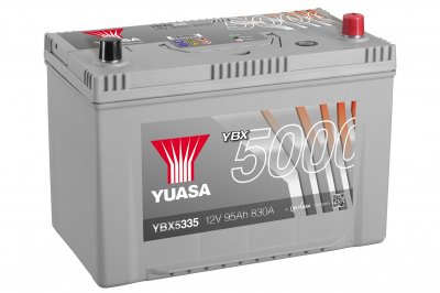 YBX5335 Yuasa Premium Plus Battery 5Y60K Warranty