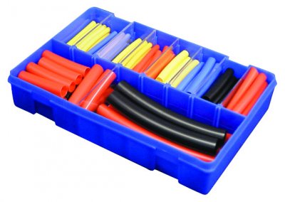 Pearl Assorted Heat Shrink Tubing - Pack of 124