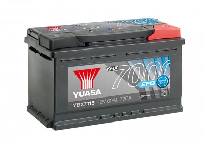 YBX7115 Yuasa EFB Start Stop Battery 4Y48K Warranty