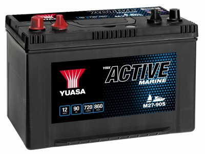 Yuasa M27-90S Marine Start Battery