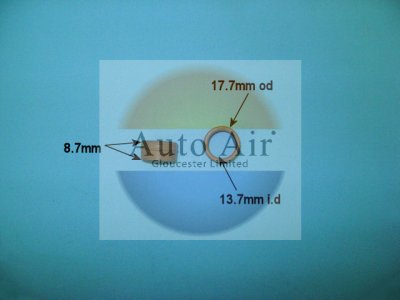 Coolzone #10 Teflon O Ring 5Pcs