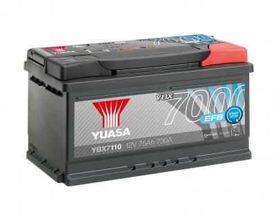 YBX7110 Yuasa EFB Start Stop Battery 4Y48K Warranty