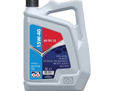 AD Oils - ADTEC35 - 15W40 Mineral - 5L