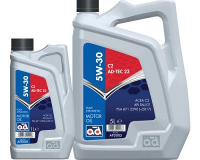 AD Oils - ADTEC23 - 5W30 C2 - 1L, 5L, 20L & 199L