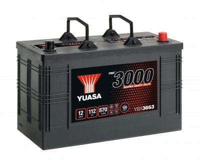 YBX3663 Yuasa Super HD SMF Battery 3Y36K Warranty