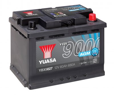 YBX9027 Yuasa AGM Start Stop Battery 4Y48K Warranty
