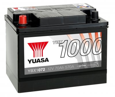 Yuasa YBX1072 Standard Battery 2Y24K Warranty