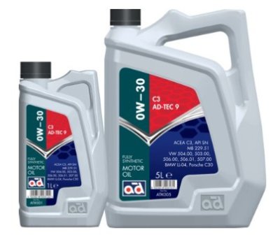 AD Oils - ADTEC9 - 0W30 C3 - 1L, 5L, 20L & 199L