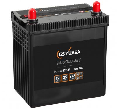 Yuasa HJ-S34B20R Auxiliary AGM Battery