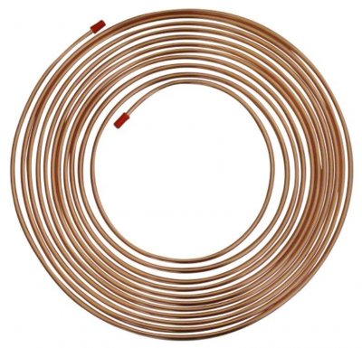 Saville Copper Brake Pipe - 3/16" 4.76mm - 25ft 7.62m Coil