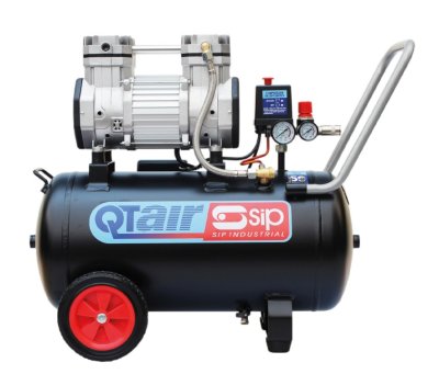 SIP QT Air DD 1.5HP 50L Ultra Low Noise Oil Free Direct Drive Air Compressor