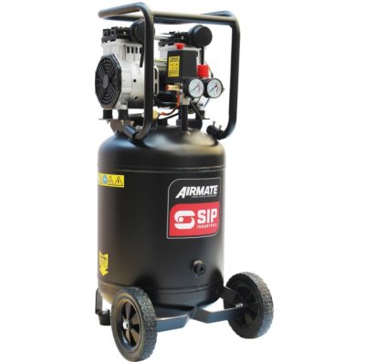 SIP DD 2HP 50L Low Noise Oil Free Vertical Compressor