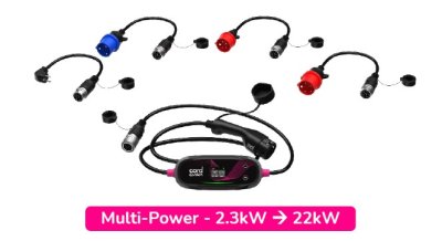 Cord Evira Professional Multi Power Portable EV Charger