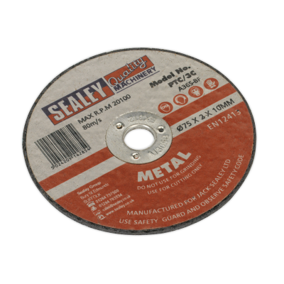 Sealey Cutting Disc 75mm x 2mm 10mm Bore