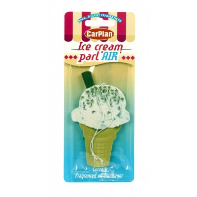CarPlan Ice Cream Air Freshener Coconut