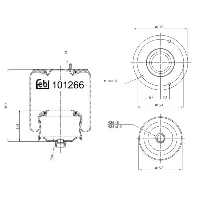 Febi Bilstein Air Spring 101266
